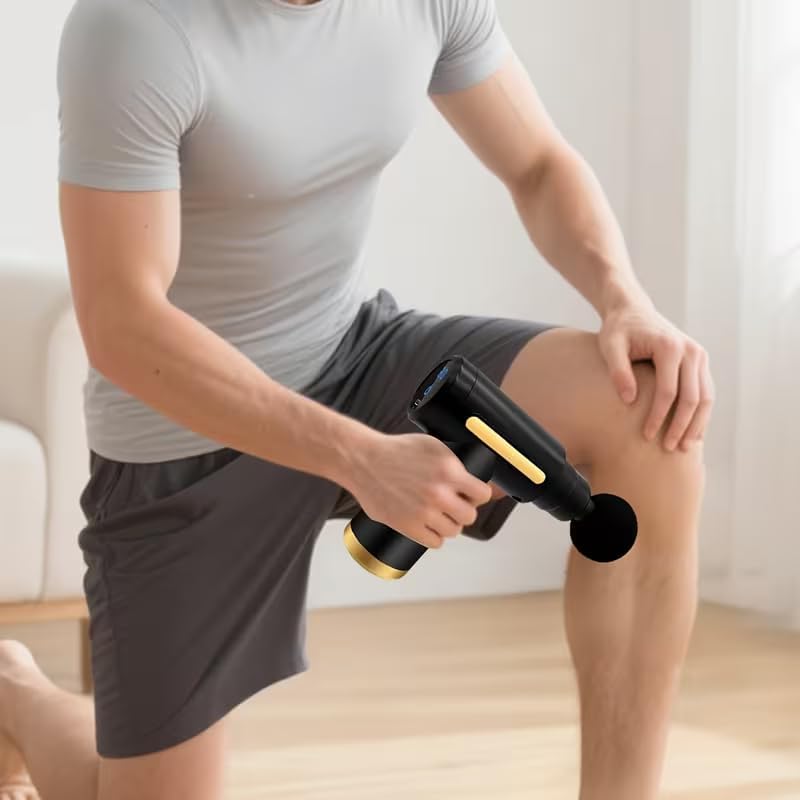 Electric Fascia Massage Gun LED
