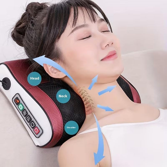 Electric Shiatsu Neck & Shoulder Massager Pillow