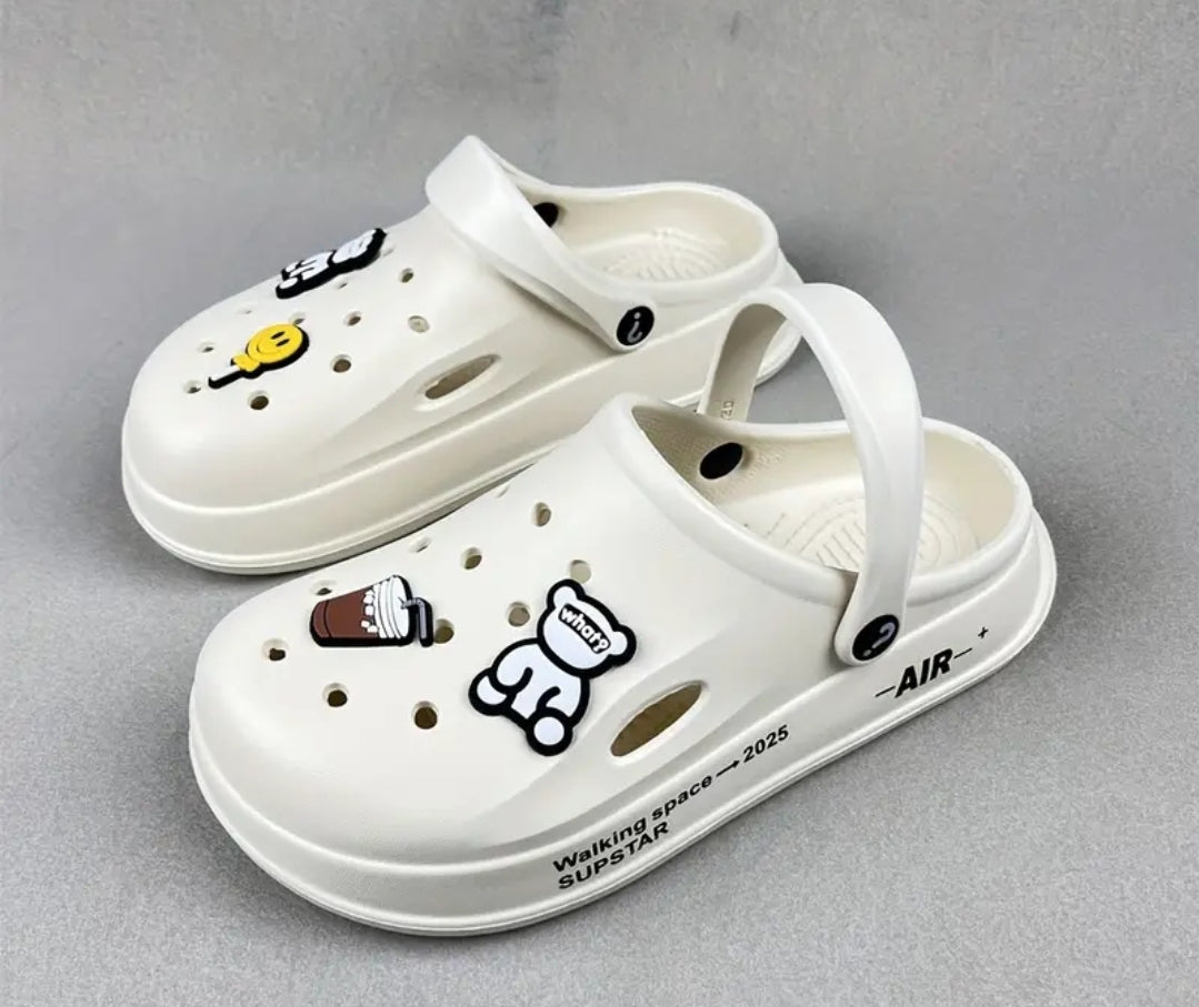 Kids Casual Charm Clogs