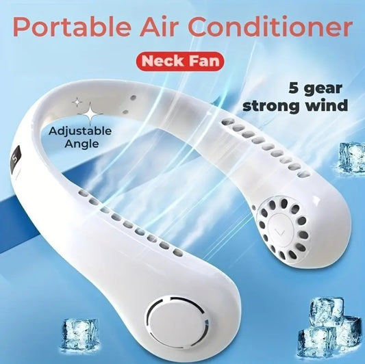 Portable 5-Speed Neck Fan